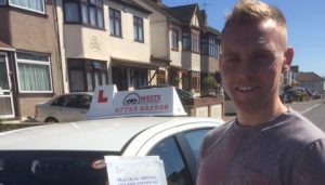 Cathal-Crowe-passed-with-Wests-School-of-Motoring-essex Testimonial: Cathal Crowe, Romford