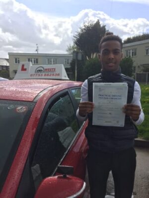 Took driving lesson Harold Hill Wests secures another great review