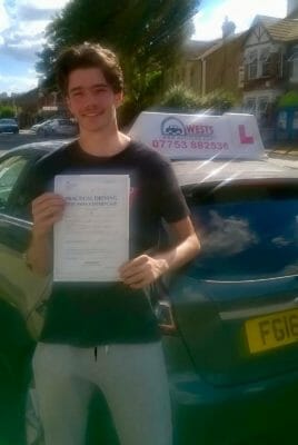 Manual Driving Lessons Upminster Bret passes test